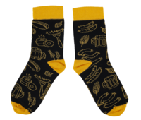 BNN BENNONKY BEER SOCKS BLACK/YELLOW ponožky-1