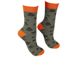 BNN BENNONKY TREK SOCKS GREEN/ORANGE ponožky